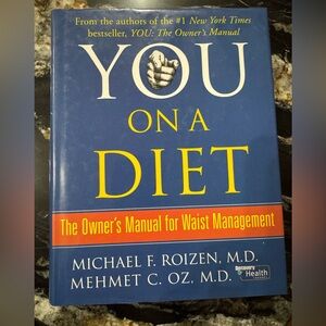 You on a Diet Book by Michael F. Roizen and Mehmet C. Oz - Blue Cover